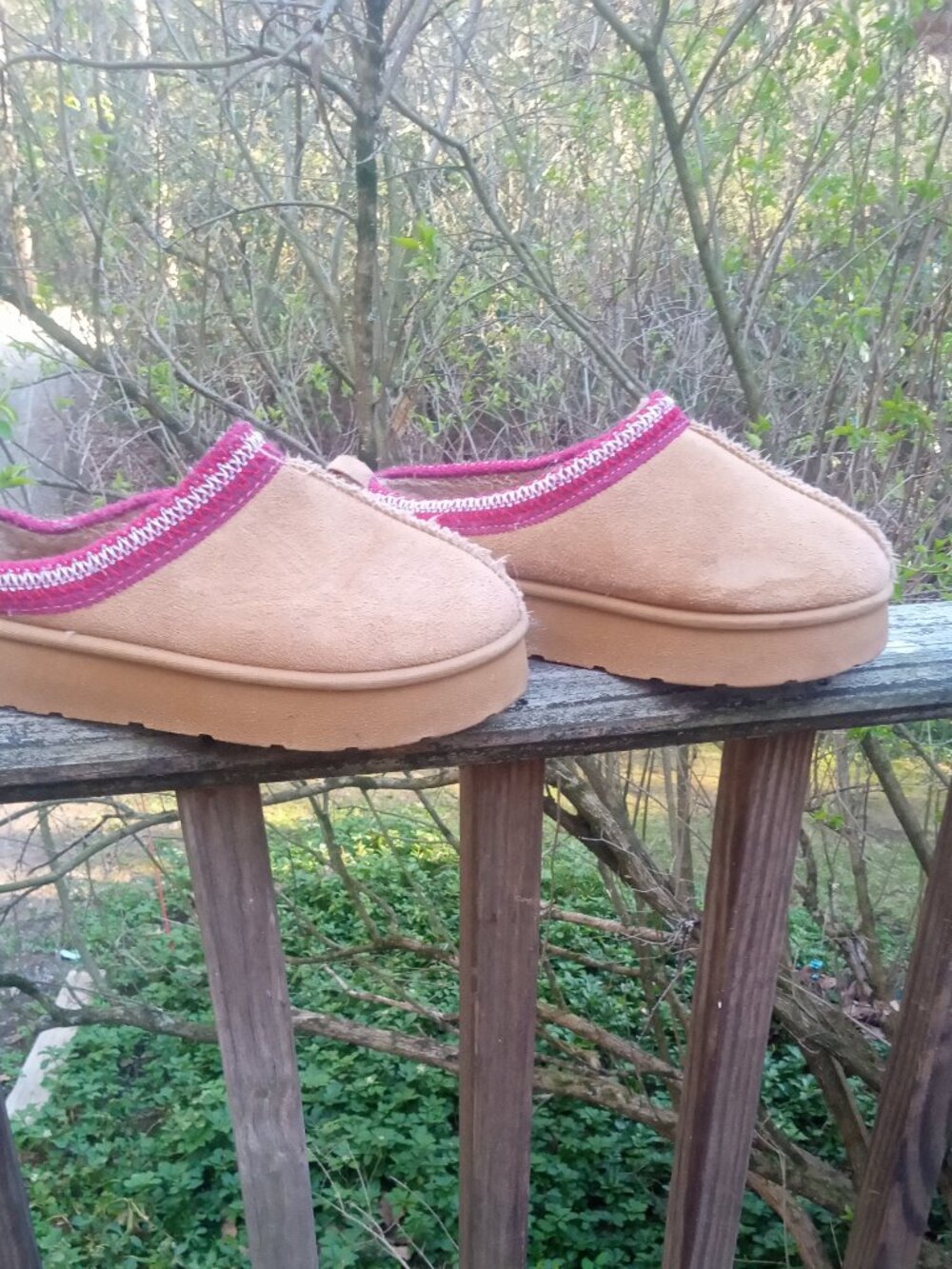 Cozy cream slippers